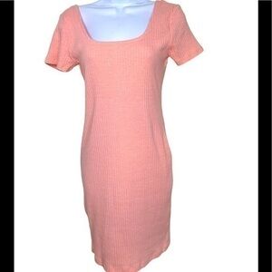 Wild fable peach body con dress